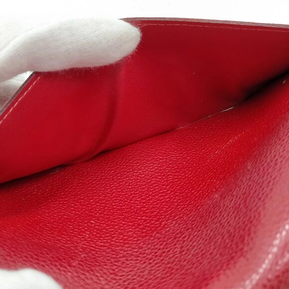 602305BB (X4) Louis Vuitton Wallet Long Red Monogram Empreinte - Picture 7 of 10